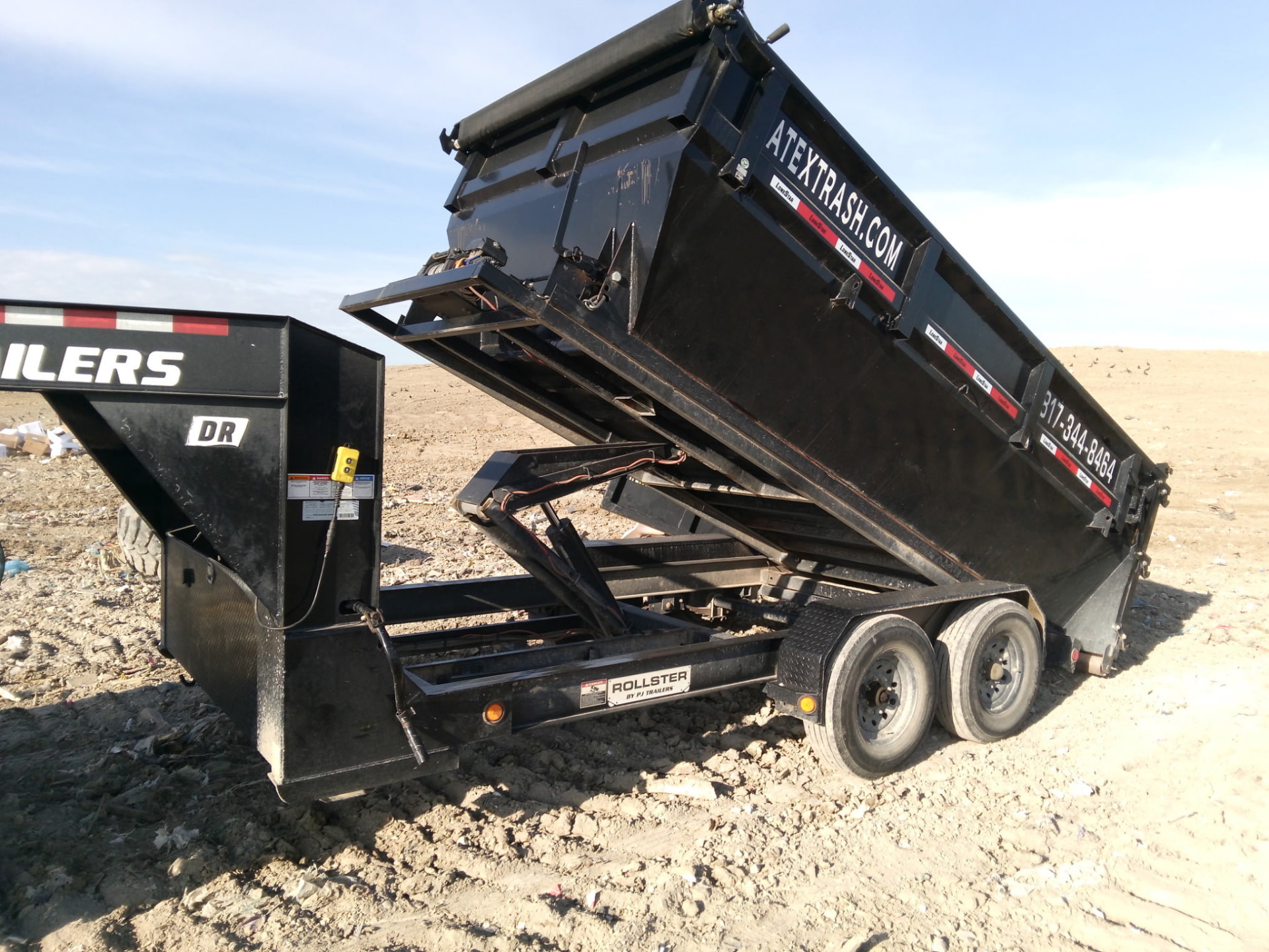 Atex Trash equipment handling a customized disposal job